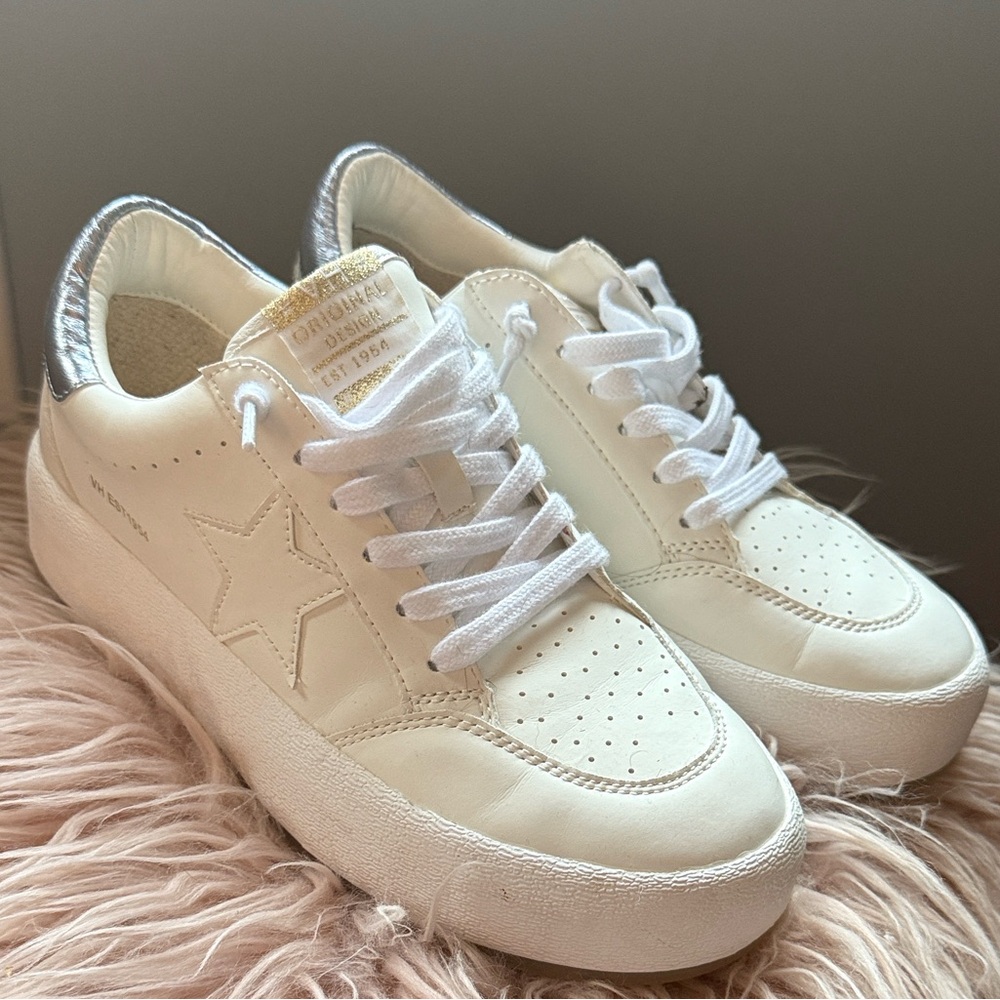 Vintage Havana White Platform Sneakers